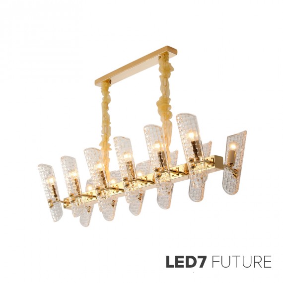 Ritz - Gong Rectangular Chandelier